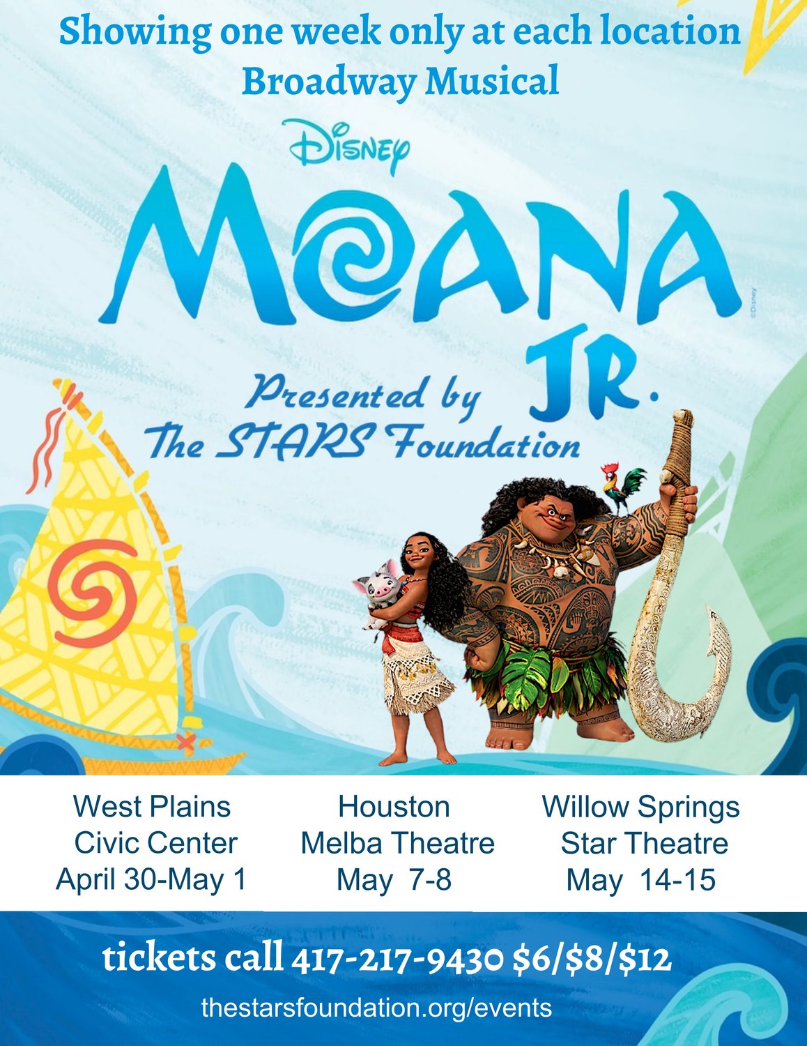 STARS’ Moana Jr. opens Friday West Plains Daily Quill